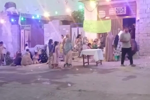 بر پایی موکب حضرت فاطمه زهرا س در سالروز میلاد حضرت خاتم ص وامام جعفر صادق ع