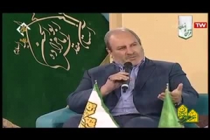 برنامه تلوزیونی عطر رمضان-گفتگو وشعرخوانی حاج احمد شربیانی