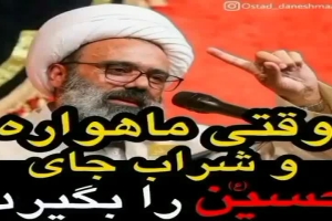 استاد دانشمند - سخنرانی - وقتی ماهواره وشراب درزندگی جای امام حسین علیه السلام را بگیرد(3)