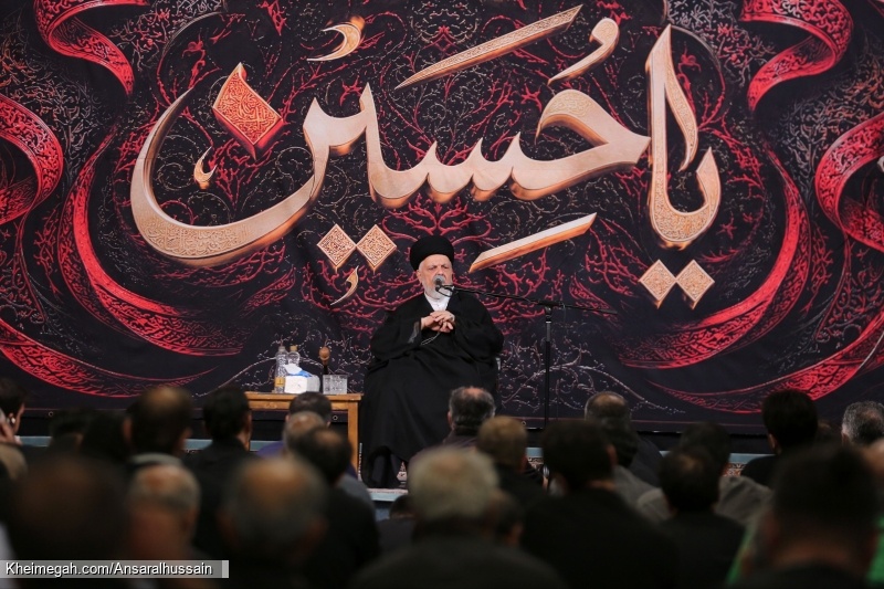 تصویر مراسم عزاداری صبح دهه اول محرم 1405 1448 حسینیه انصارالحسین علیه السلام