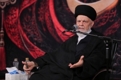 تصویر مراسم عزاداری صبح دهه اول محرم 1405 1448 حسینیه انصارالحسین علیه السلام