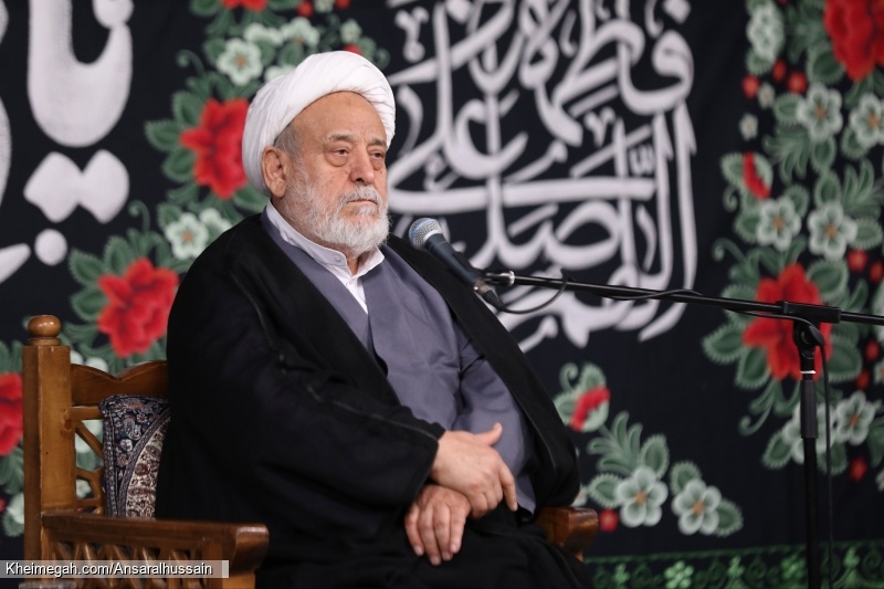 تصویر روز اول مراسم شهادت حضرت زهرا ۱۴۰۵ فاطمیه حسینیه انصارالحسین تهران