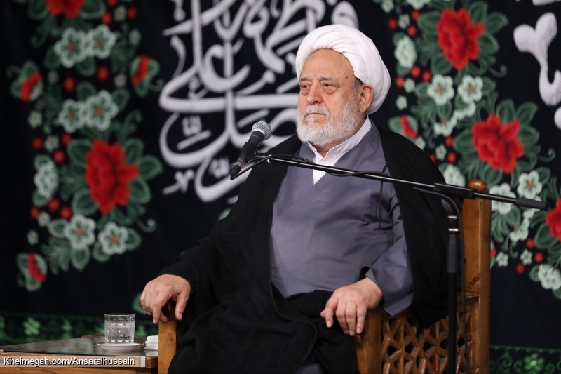 تصویر روز اول مراسم شهادت حضرت زهرا ۱۴۰۵ فاطمیه حسینیه انصارالحسین تهران