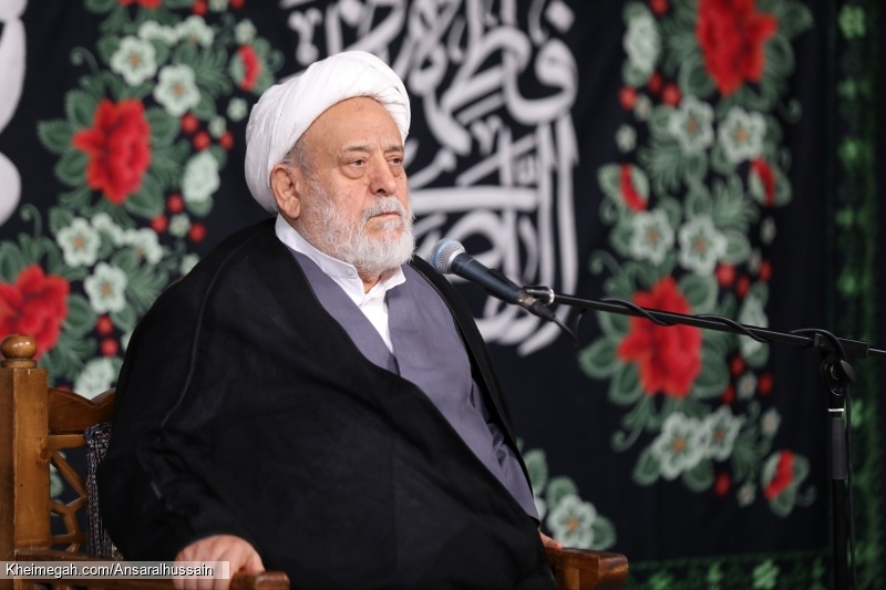 تصویر روز دوم مراسم شهادت حضرت زهرا ۱۴۰۵ فاطمیه حسینیه انصارالحسین تهران