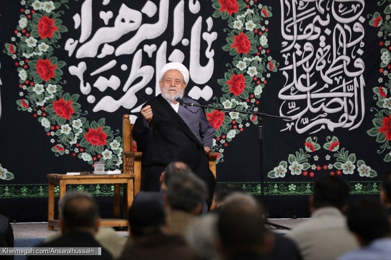 تصویر روز دوم مراسم شهادت حضرت زهرا ۱۴۰۵ فاطمیه حسینیه انصارالحسین تهران