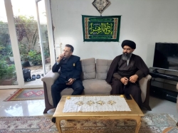 حضوردرمنزل شهیدحامد صفاریان شهیدجنگ۱۲روزه