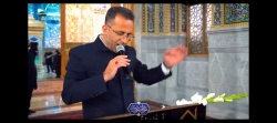 مداحی در مراسم گلباران حرم حضرت زینب س