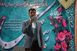 مولودی خوانی مداح هیات در سالروز گردهمایی