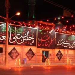گزارش تصویری شب اول مراسم شهادت امام حسن عسکری علیه السلام ۱۴۰۲