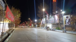 گزارش تصویری از آذین بندی و سیاه پوشی سطح شهر