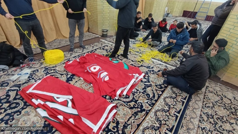 گزارش تصویری از آذین بندی و سیاه پوشی سطح شهر