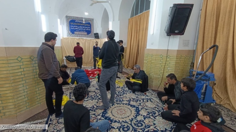 گزارش تصویری از آذین بندی و سیاه پوشی سطح شهر