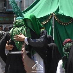 هیئت امیرالمؤمنین علی ابن ابیطالب علیه السلام خیمه سوزان ظهرعاشورا