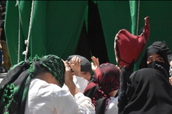 هیئت امیرالمؤمنین علی ابن ابیطالب علیه السلام خیمه سوزان ظهرعاشورا