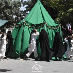 هیئت امیرالمؤمنین علی ابن ابیطالب علیه السلام خیمه سوزان ظهرعاشورا