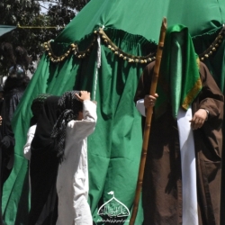 هیئت امیرالمؤمنین علی ابن ابیطالب علیه السلام خیمه سوزان ظهرعاشورا