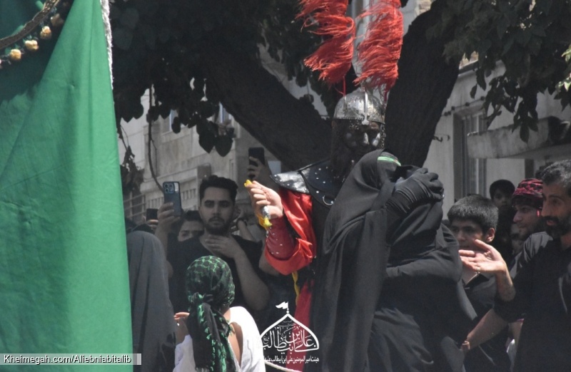 هیئت امیرالمؤمنین علی ابن ابیطالب علیه السلام خیمه سوزان ظهرعاشورا