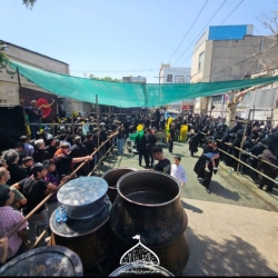 هیئت امیرالمؤمنین علی ابن ابیطالب علیه السلام خیمه سوزان ظهرعاشورا