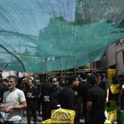 هیئت امیرالمؤمنین علی ابن ابیطالب علیه السلام خیمه سوزان ظهرعاشورا