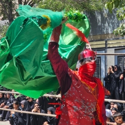 هیئت امیرالمؤمنین علی ابن ابیطالب علیه السلام خیمه سوزان ظهرعاشورا