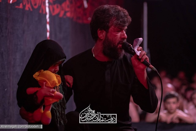 تصویر مراسم شب سوم محرم 1404 1447 کربلایی حسین ستوده - هیئت دوستداران حضرت مهدی (عج) کربلا
