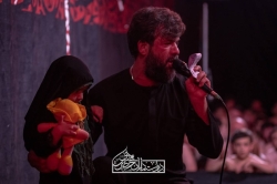 تصویر مراسم شب سوم محرم 1404 1447 کربلایی حسین ستوده - هیئت دوستداران حضرت مهدی (عج) کربلا