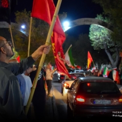 تجمع انقلابی ایستگاه طاق تبریز