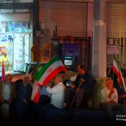 تجمع انقلابی ایستگاه طاق تبریز