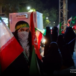 تجمع انقلابی ایستگاه طاق تبریز