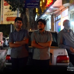 تجمع انقلابی ایستگاه طاق تبریز