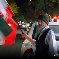 تجمع انقلابی ایستگاه طاق تبریز
