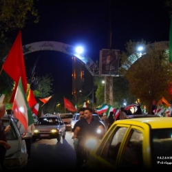 تجمع انقلابی ایستگاه طاق تبریز