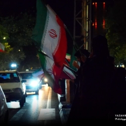 تجمع انقلابی ایستگاه طاق تبریز