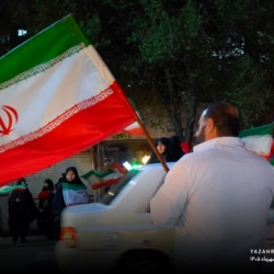 تجمع انقلابی ایستگاه طاق تبریز