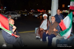 تجمع انقلابی ایستگاه طاق تبریز
