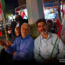تجمع انقلابی ایستگاه طاق تبریز