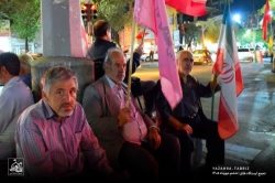 تجمع انقلابی ایستگاه طاق تبریز