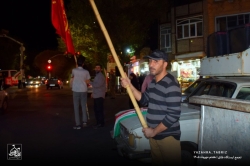 تجمع انقلابی ایستگاه طاق تبریز