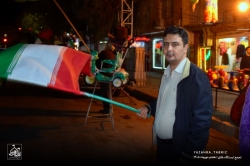 تجمع انقلابی ایستگاه طاق تبریز