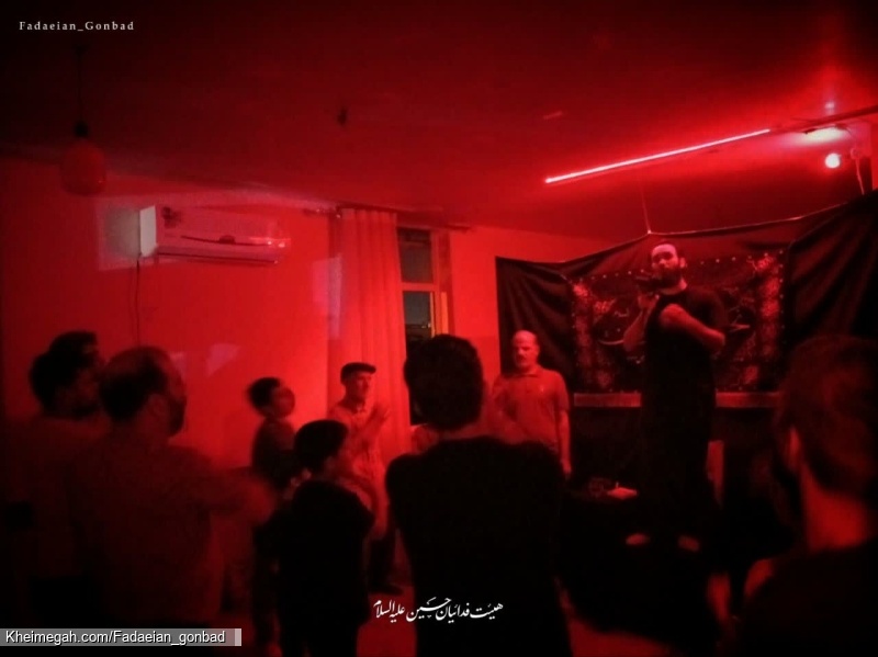 گزارش تصویری جلسه روضه هفتگی مهمان شهید روح الله باقری - هیئت فدائیان حسین (ع) گنبدکاووس