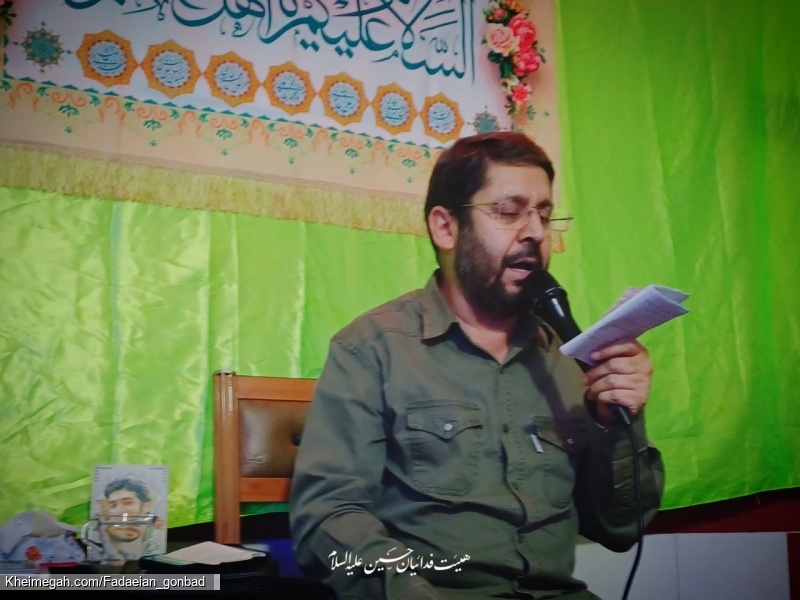گزارش تصویری ولادت حضرت زینب(س) ۱۴۰۴ - کربلایی جواد مجیدی - هیئت فدائیان حسین (ع) گنبدکاووس