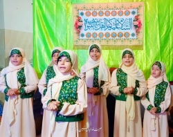گزارش تصویری ولادت حضرت زینب(س) ۱۴۰۴ - گروه سرود دختران مهنا - هیئت فدائیان حسین (ع) گنبدکاووس