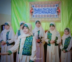 گزارش تصویری ولادت حضرت زینب(س) ۱۴۰۴ - گروه سرود دختران مهنا - هیئت فدائیان حسین (ع) گنبدکاووس