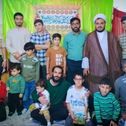 گزارش تصویری ولادت حضرت زینب(س) ۱۴۰۴ - عکس دسته جمعی و یادگاری - هیئت فدائیان حسین (ع) گنبدکاووس
