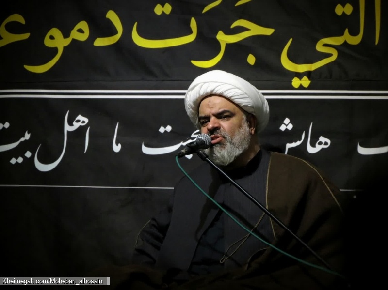 مراسم چهلمین روز عروج ذاکر اهل بیت کربلایی علی کلهری