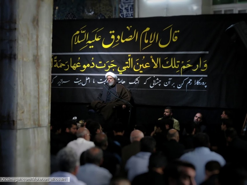 مراسم چهلمین روز عروج ذاکر اهل بیت کربلایی علی کلهری