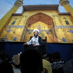 مراسم بیعت با ولایت فاتح قلعه خیبر ، حضرت امیرالمومنین علی ابن ابی طالب علیه السلام سـال ۱۴۰۴