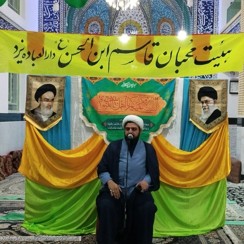 سخنران حجت السلام و المسلمین دادآفرین جشن عید بعثت سه شنبه ۳۰ دی ماه ۱۴۰۴ هیئت محبان قاسم ابن الحسن