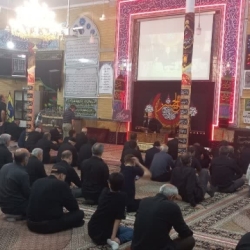 مراسم شب هشتم محرم ۱۴۰۴