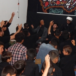 مراسم بمناسبت طشت گذاری دهه اول محرم الحرام ۱۴۰۴هیئت فاطمیون آلاچمن